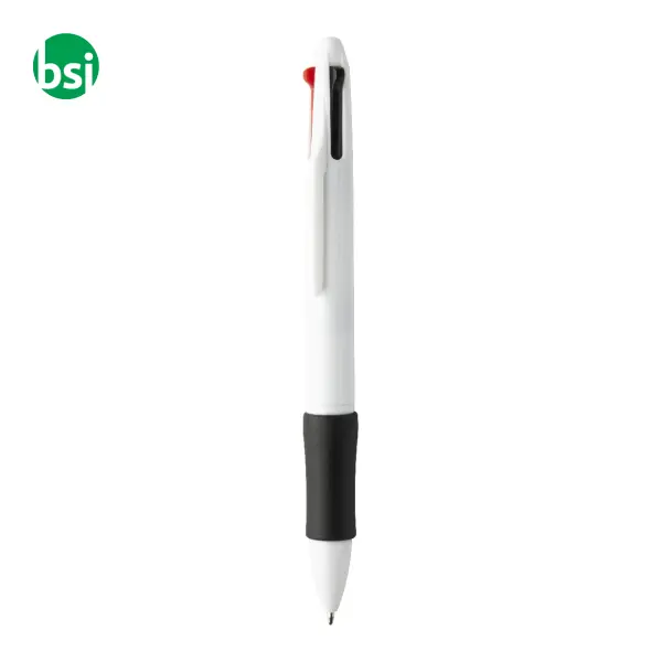 Penna a sfera in plastica riciclata 4 colori QUATTRO -  22