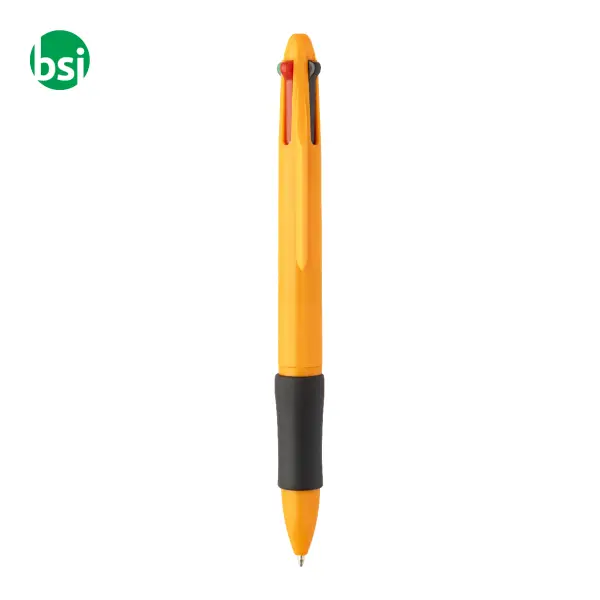 Penna a sfera in plastica riciclata 4 colori QUATTRO -  13