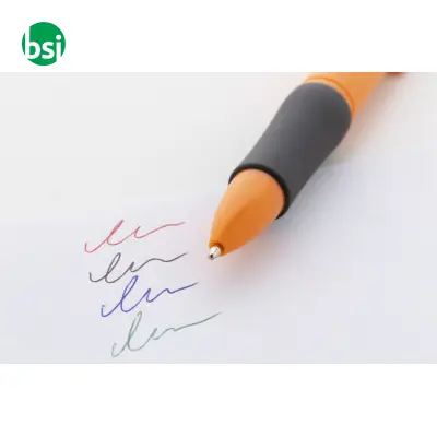 Penna a sfera in plastica riciclata 4 colori QUATTRO - Immagine 15