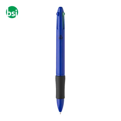 Penna a sfera in plastica riciclata 4 colori QUATTRO - Immagine 20