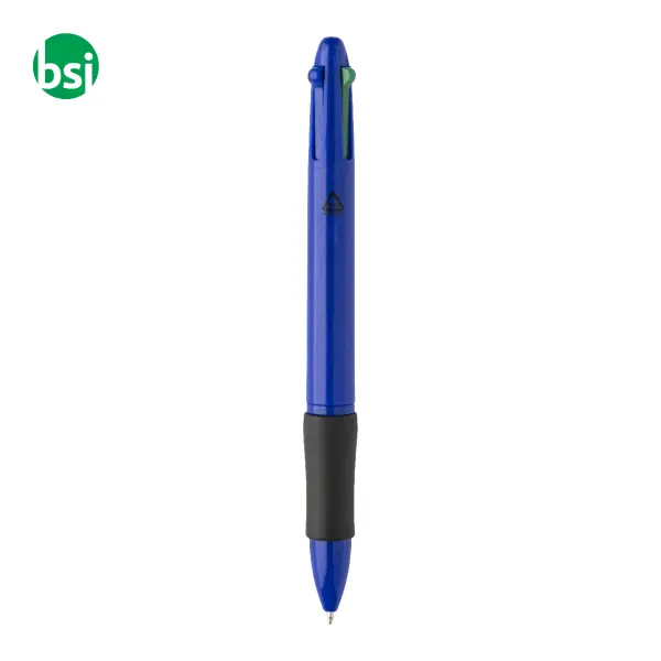 Penna a sfera in plastica riciclata 4 colori QUATTRO -  20