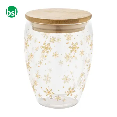 Barattolo natalizio in vetro borosilicato BOSTRO