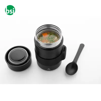 Porta pranzo termico in acciaio riciclato MINESTRONE - Immagine 5