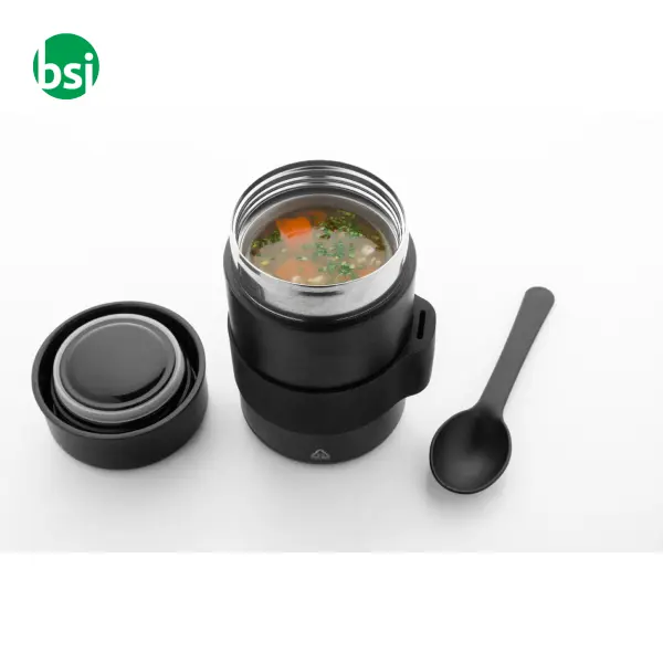 Porta pranzo termico in acciaio riciclato MINESTRONE -  5