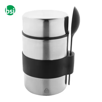 Porta pranzo termico in acciaio riciclato MINESTRONE - Immagine 11