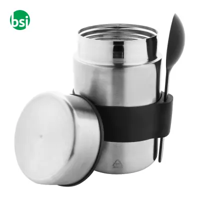 Porta pranzo termico in acciaio riciclato MINESTRONE - Immagine 6