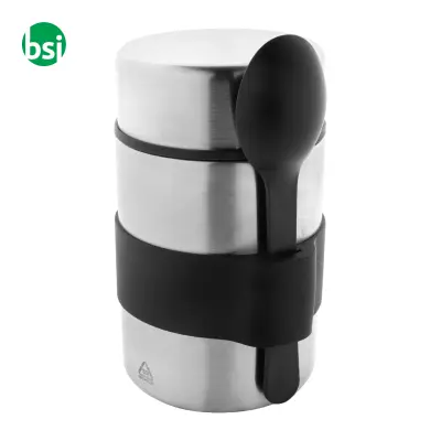 Porta pranzo termico in acciaio riciclato MINESTRONE - Immagine 7