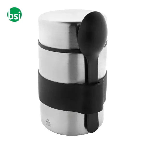 Porta pranzo termico in acciaio riciclato MINESTRONE -  7