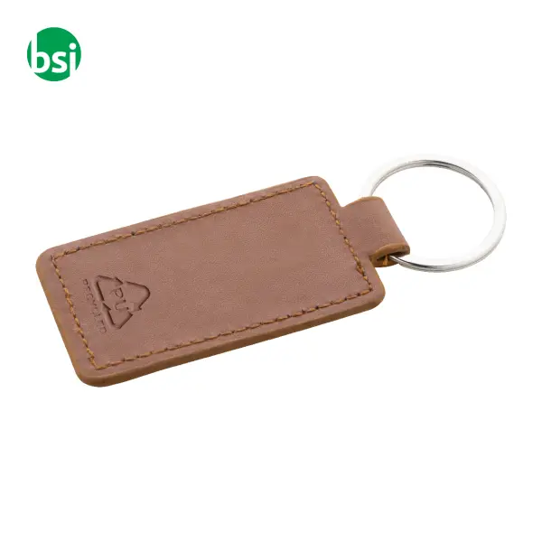 Portachiavi in plastica riciclata SHINEKEY RECT -  9