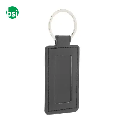 Portachiavi in plastica riciclata SHINEKEY RECT - Immagine 18