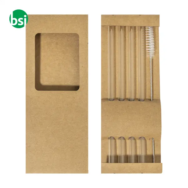Set cannucce vetro con stampa BOROSIP -  2