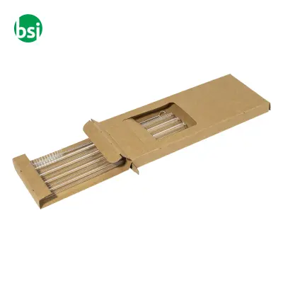 Set cannucce vetro con stampa BOROSIP - Immagine 3