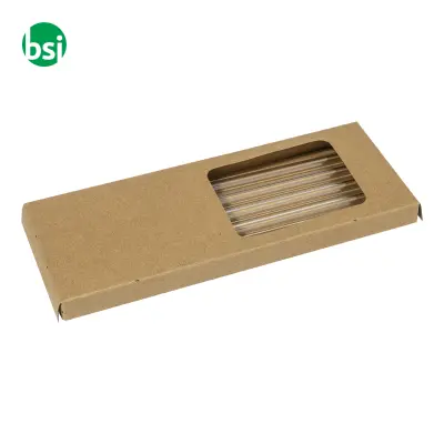 Set cannucce vetro con stampa BOROSIP - Immagine 4