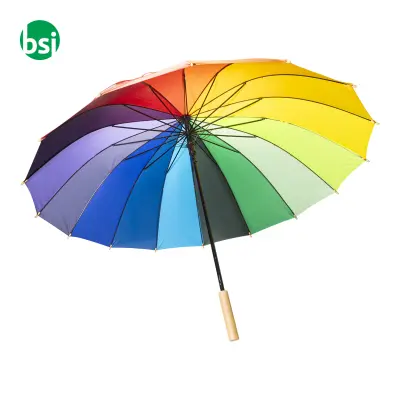 Ombrello arcobaleno con tuo logo RAINJOY