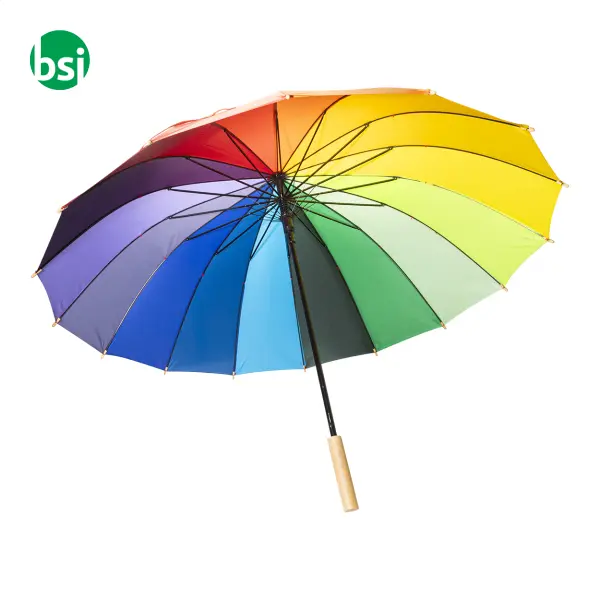 Ombrello arcobaleno con tuo logo RAINJOY -  1