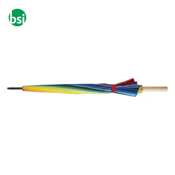 Ombrello arcobaleno con tuo logo RAINJOY -  4