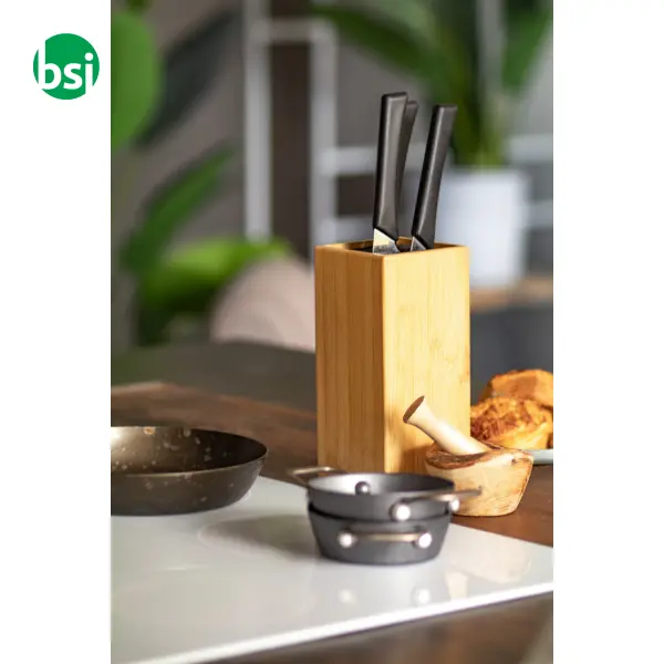Ceppo Coltelli In Bamboo Santoku -  2