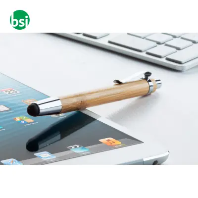 Penna A Sfera Capacitiva In Bamboo Tashania Black - Immagine 2