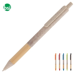 Penna Personalizzata a Sfera Legno Bambu' con Incisione Nome Regalo  Originale