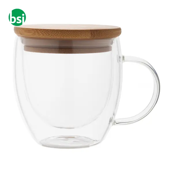 Tazza termica in vetro borosilicato GROBINA MINI -  1