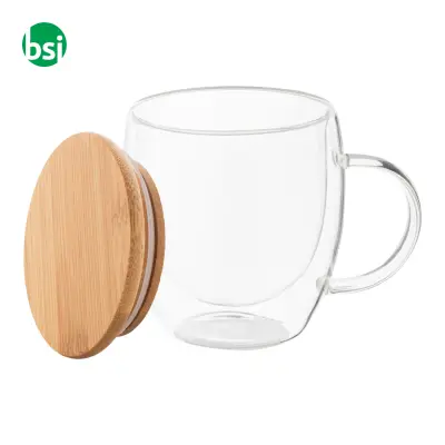 Tazza termica in vetro borosilicato GROBINA MINI - Immagine 2