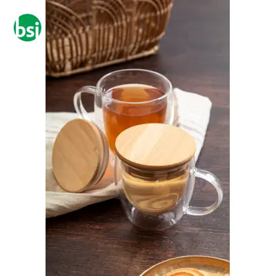 Tazza termica in vetro borosilicato GROBINA MINI - Immagine 5