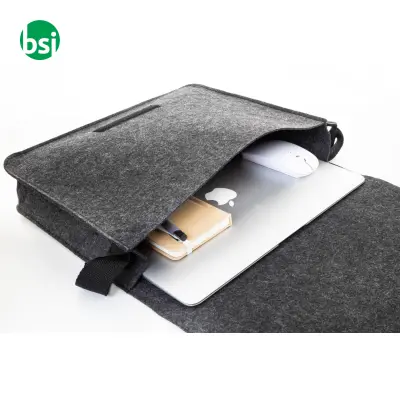 Borsa a tracolla in feltro RPET REFELT COURIER - Immagine 9
