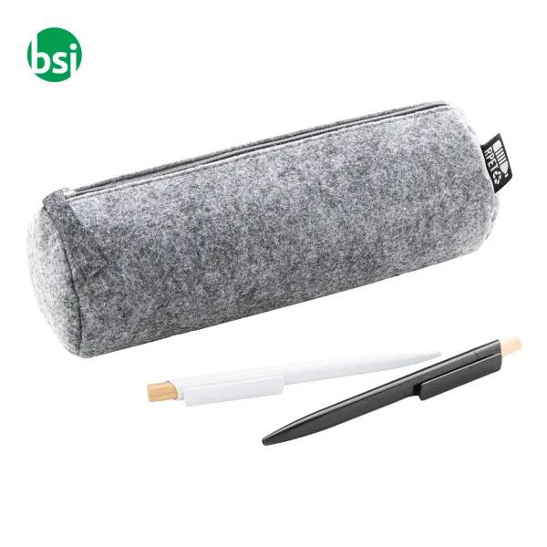 Astuccio penne in feltro RPET REFELT DRAW -  4