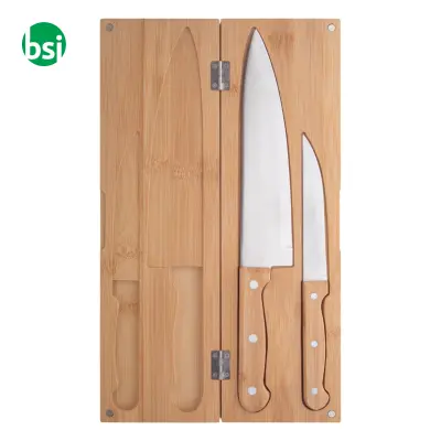 Set Coltelli Con Manici In Bamboo Sanjo - Immagine 4