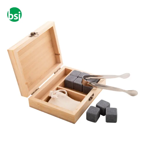 Set Di Cubetti Ghiaccio In Pietra Bourbon -  1