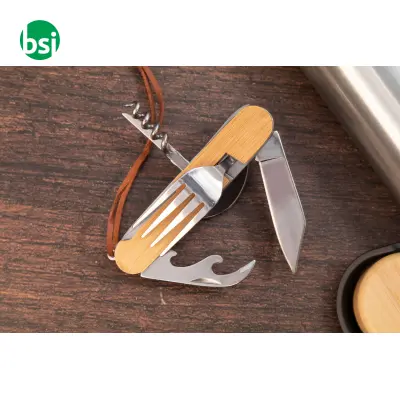 Posate E Coltello Tascabili Xander - Immagine 6