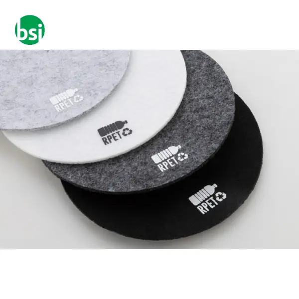 Sottobicchiere in feltro RPET HEFE -  5