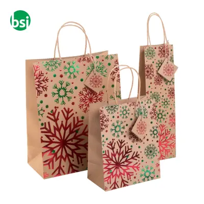 Busta regalo natalizia grande PEKKOLA L - Immagine 3