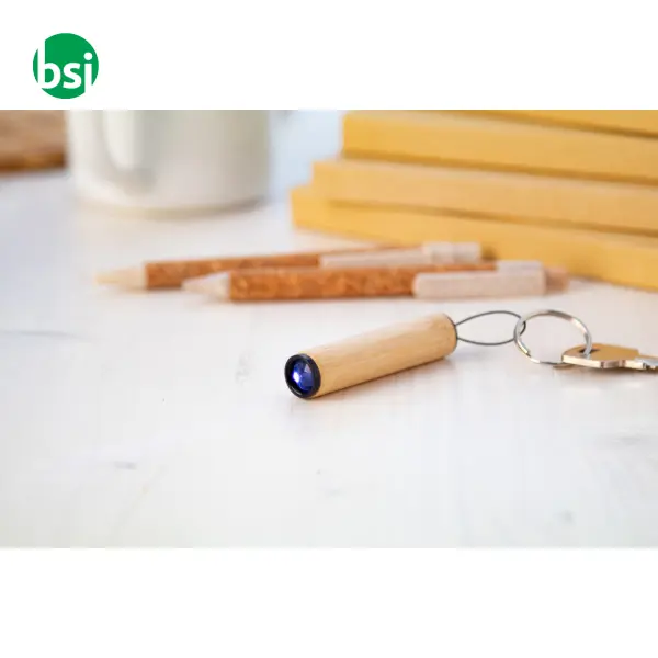 Torcia In Bamboo Con Portachiavi Lampoo -  3