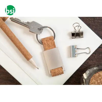 Portachiavi Metallo E Sughero Cortica - Immagine 4