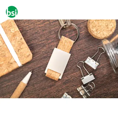 Portachiavi Metallo E Sughero Cortica - Immagine 5