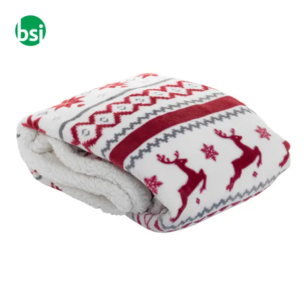 Coperta in rPET natalizia HOBBORN -  1