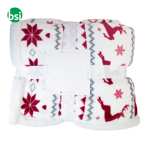 Coperta in rPET natalizia HOBBORN -  2