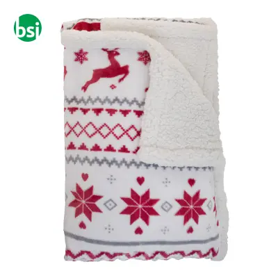 Coperta in rPET natalizia HOBBORN - Immagine 3