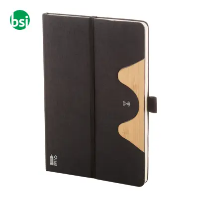 Quaderno in RPET con caricatore wireless CHATOM - Immagine 16