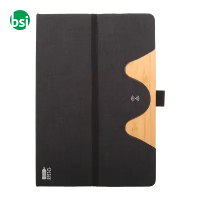 Quaderno in RPET con caricatore wireless CHATOM - Immagine 7