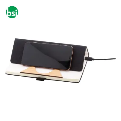 Quaderno in RPET con caricatore wireless CHATOM - Immagine 10