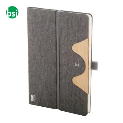 Quaderno in RPET con caricatore wireless CHATOM - Immagine 17