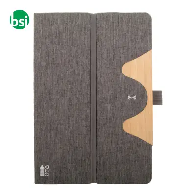 Quaderno in RPET con caricatore wireless CHATOM - Immagine 11