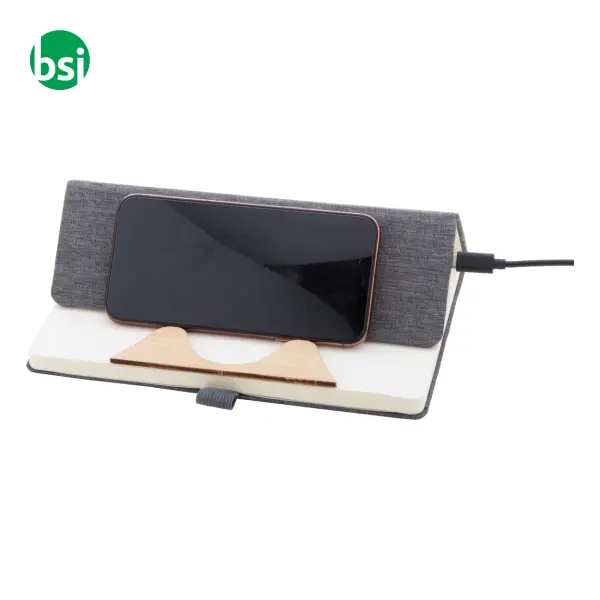 Quaderno in RPET con caricatore wireless CHATOM -  14
