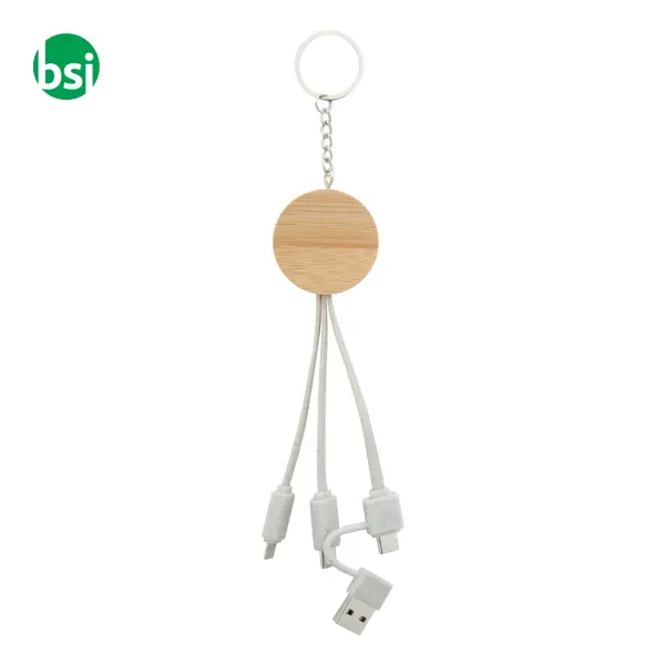 Portachiavi con cavi di ricarica USB MUGORY -  1