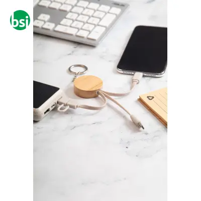 Portachiavi con cavi di ricarica USB MUGORY - Immagine 11
