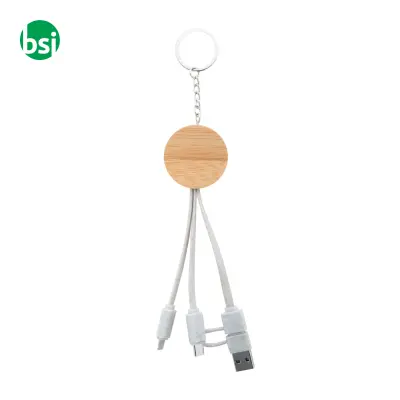 Portachiavi con cavi di ricarica USB MUGORY - Immagine 2