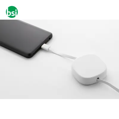 Caricabatterie USB-C da 60W in plastica riciclata CABSLE - Immagine 6
