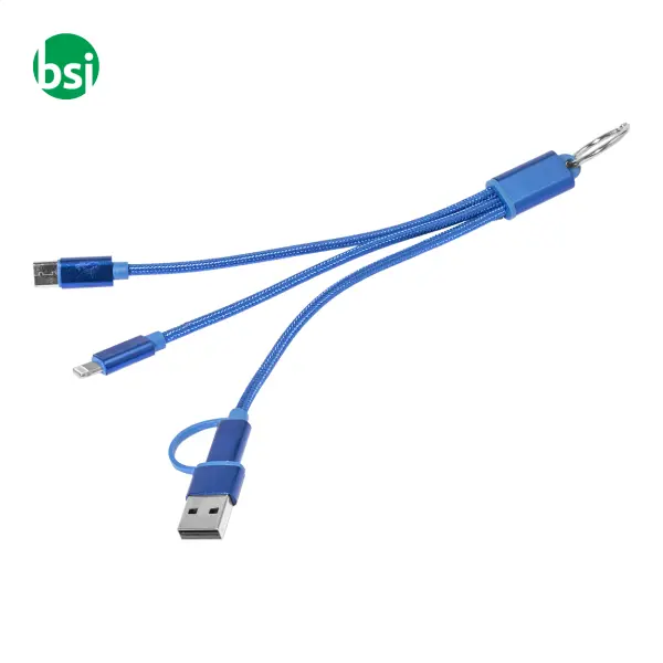 Portachiavi cavo USB con stampa RAFOB -  3